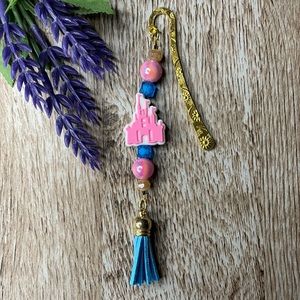 Bookmark Castle Handcrafted Artisan Beaded Metal Journal Gift Read Book